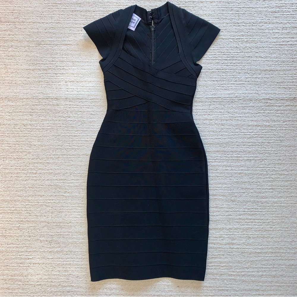 Herve Leger black Bandage dress